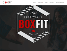 Tablet Screenshot of goboxfit.com